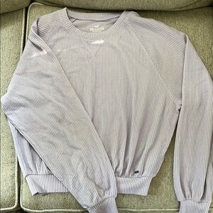 Hollister Gray Crewneck Sweater Soft Cotton Blend
